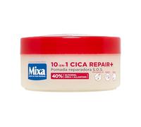 Mixa Cica Repair+ 10 en 1 Pomada reparadora S.O.S. Fórmula Patentada con 40% [Glicerina + Urea + Alantoína]. Apta para Piel Seca y Agrietada. Para Pies, Rodillas, Manos y Codos. 150ml