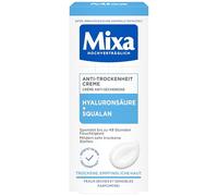 Mixa Crema antisequedad, crema facial para pieles secas y sensibles, con ácido hialurónico y escualano, 50 ml