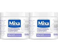 Mixa Crema Corporal Panthenol Comfort para pieles atópicas con 13% de [Glicerina + Pantenol]. Calma el picor. Apta para pieles sensibles y niños. 400 ml. (Paquete de 2)
