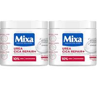 Mixa Crema Corporal Urea Cica Repair+ para pieles muy secas con 10% de [Urea + Pantenol]. Alisa, reduce la rugosidad y calma. Apta para pieles sensibles. 400 ml. (Paquete de 2)