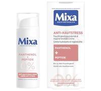 Mixa Crema facial antiestrés - Crema hidratante y regeneradora con pantenol y péptidos - Calma el enrojecimiento y fortalece la barrera cutánea - Sin perfume ni alcohol - 50 ml
