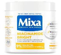 Mixa Crema hidratante antimanchas niacinamida brillante para pieles secas y apagadas 400mL