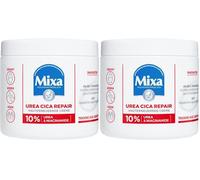 Mixa Crema para piel seca, áspera e irregular, Urea Cica Repair +, 400 ml (Paquete de 2)