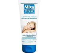 Mixa Expert Piel Sensible - Crema facial para pieles sensibles con aceite de almendra dulce + vitamina E, 100 ml