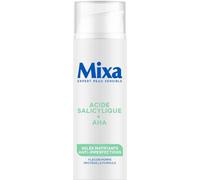Mixa - Gel matificante contra impurezas con ácido salicílico + AHA - Piel grasa y acné - Control de sebo - Textura sorbet ligera y refrescante - Botella de bomba antioxidante - 50 ml