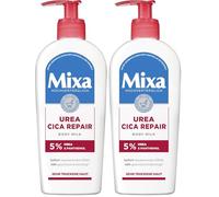 Mixa Leche corporal reparadora Urea Cica Repair Body Milk, con urea y pantenol, para piel muy seca, altamente tolerable, 250 ml (Pack de 1) (Paquete de 2)