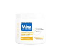 Mixa Niacinamide 400 - Crema correctora de manchas para rostro y cuerpo | Manteca de karité y vitamina C, hidratante, 48 h, hipoalergénica, probada en 7000 pieles sensibles