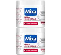 Mixa Pack Ahorro Crema Corporal Urea Cica Repair+ para pieles muy secas con 10% de [Urea + Pantenol]. Alisa, reduce la rugosidad y calma. Apta para pieles sensibles. 400 ml x2.