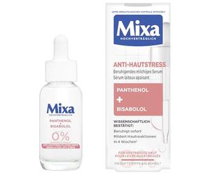 Mixa Sérum facial antiestrés calmante lechoso - Sérum facial con pantenol y bisabolol contra rojeces e irritaciones - Cuidado ultra suave para la piel estresada - Sin perfume ni alcohol - 30 ml