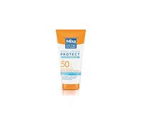 Mixa Solar Piel Sensible - Protector solar invisible al ácido hialurónico - Alta protección SFP50 UVA, UVA largos, UVB - Piel sensible y deshidratada - Cara y cuello - Hipoalergénico - 50 ml