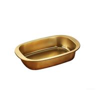 Mixabloem Bandeja de pescado a la parrilla de acero inoxidable de 39 x 23 cm, bandeja cuadrada para hornear para estufas eléctricas de inducción de gas, diseño profundo, utensilios de cocina fáciles