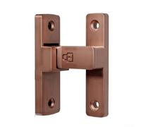 Mixabloem Cerradura de puerta de ángulo recto, pestillo de leva de aleación de zinc para puertas correderas, cerraduras de puerta para dormitorios para puerta de granero, armario, jardín, hardware de