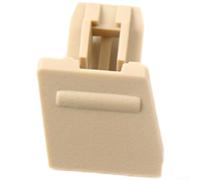 Mixabloem Compatible con BMW Serie 5 G38 2018-2023 Asa de agarre de techo de coche Clip de hierro L&R, para reemplazo de mango de techo BMW (beige-L)