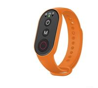 Mixabloem Mando a distancia para DJI Action 6/5/4, para cámaras Insta360 - Obturador inalámbrico ABS compacto para senderismo, ciclismo y vlogging, accesorio de cámara deportiva (naranja)