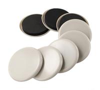 Mixabloem Paquete de 8 deslizadores redondos resistentes para alfombras, para almohadillas de agarre de espuma EVA con mudanzas de muebles antideslizantes y reutilizables para sofás, camas