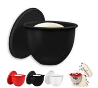 Mixaid Silicone Liners for 5 Qt Mixers, Silicone Liners for Mixer, Mixer Attachments & Accessories-Replacement Mixer Bowls No Longer Neededs, for Baking (Black)