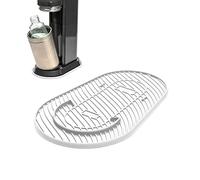 Mixcover Alfombrilla de silicona blanca para Sodastream Duo, base de protección contra goteo, accesorio para aireador de agua, accesorios para sodastream duo o sodastream e-duo