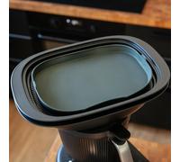 mixcover Molde de silicona para cocinar al vapor con libro electrónico de recetas compatible con accesorios Thermomix para estante Varoma, accesorios para TM7