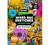 Mixed Bag Jumbo Coloring Book: 8.5” x 11” | Assorted Drawings of Miscellaneous Items, Landscapes, Architecture, and Animals To Color For All Ages