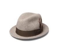 (mixed beige) Adult Trilby Hat Comfortable French Style Ribbon Hat Band Hat Adult Festival Party Festival Formal Gathering Fedoras Hat Y