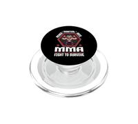 Mixed Martial Arts MMA Fight To Survive Cage Fighting PopSockets PopGrip para MagSafe