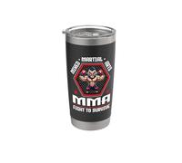 Mixed Martial Arts MMA Fight To Survive Cage Fighting Vaso térmico de acero inoxidable de doble pared