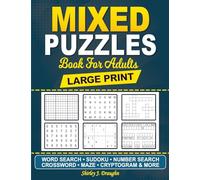 Mixed Puzzles: Book for Adults