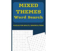 Mixed Word Search Puzzle Book: Word Searches with Easy to Read Print about Mixed Topics, Fun Themes, Everyday Words and More - 6x9 inches - 80 pages - ... Gift, Vacations, Holidays and Free Times