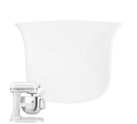 Mixer Flour Funnel - Dishwasher Safe Wide Mouth Chute Shield | Stand Mixer Flour Funnel Attachment with Free Pouring Control for Kitchen Sugar Cocoa Powder Oats Honey Yogurt Oil Baking