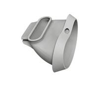 Mixer Funnel Attachment - Anti Splash Silicone Pouring Shield | Flexible Food Grade Baking Aid Wide Mouth Ingredient Guide Design Compatible Tilt Head Stand Mixer for Kitchen, Cooking, Baking