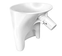 Mixer Funnel - Splash Proof Attachment | Kitchen Funnel for Powdered Sugar Pouring, Compatible with Stand Mixer 7 Quart, Baking Accessory for Home Kitchen Cooking