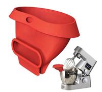 Mixer Funnel - Splash Proof Silicone Tool | Kitchen Funnel | Dishwasher Safe, For 4.5 & 5 Quart Tilt Mixers, Easy Pour Design, Free Baking, Powdered Sugar Liquids