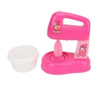Mixer Kitchen Toy High Simulation Rotating Function Pretend Kitchen Appliance for Kids Boys Girls Ages 4 8 Years Old Pink ABS Plastic Includes Mixing Bowl