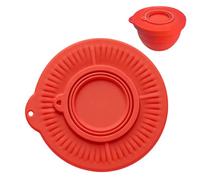 Mixer Splatter Guard Insert - Splash Shield for Reduction | Food Grade Silicone with Flexible Rim, Anti Spill Mixing Cover, Handheld Beater Protection Tool for Kitchen Baking Cooking Dough Prep