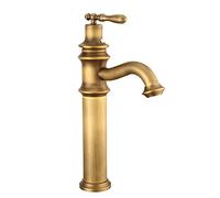 Mixer Tap Bathroom Sink Vintage, Basin taps Single Lever Hot and Cold Mixer Tap, Single Handle Single Hole Bathroom Sink Faucet, Antique