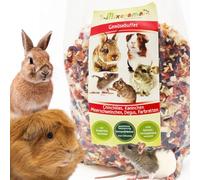Mixerama Buffet de verduras: alimento sin cereales adecuado para ratas, ratones, conejos, cobayas, periquitos y loros
