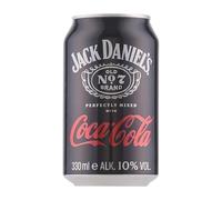 Mixers Caja de 6 unidades Jack Daniel's Old Nº 7 Tennessee Whiskey & Cola Lata 33 cl