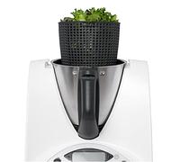 MixFino Centrifugadora de Ensalada para Thermomix TM31, Accesorio Multifunción para Secar Lechuga y Cocer Pasta y Patatas con 30% más Volumen, Calidad Alemana