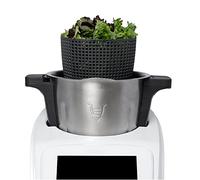 MixFino Centrifugadora de Ensalada y Escurridor Verduras para Monsieur Cuisine Smart, Connect & Trend - Accesorio Multiusos para Cocinar Pasta y Patatas, Aumenta Capacidad del Vaso