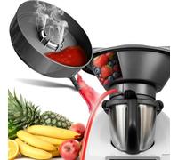 MixFino Extractor de Zumos al Vapor para Thermomix TM6 TM5 TM31 | Accesorio para TM6 TM5 TM31 y Friend · PP y silicona platino · hasta 2 kg de fruta · recetario en PDF incluido