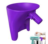 Mixing Funnel, Stand Mixer Flour Attachment Set, Splash Proof Powder Funnel with Secure Fit Design, Food Grade Kitchen Tool, Baking Ingredient Pouring Tool, Mixer Accessory for Home