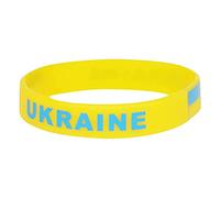MIXINQIAN Pulseras de Ucrania, pulseras de silicona, unisex, deportes, regalos de moda, recuerdos, fútbol, baloncesto, deportes para mujeres y hombres