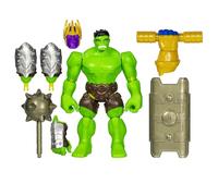 MixMashers Marvel, Hulk, Figura Deluxe Personalizable Mix-and-Match Avengers y Accesorios