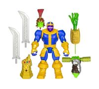Avengers MixMashers Marvel, Thanos, Figura Deluxe Personalizable Mix-and-Match Accesorios