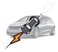 Mixnexorad Eliminador de estática para automóviles, tira estática para automóviles | Cinturón de tierra electrostático para automóvil único - Cancelador de tira electrostática del coche, tira