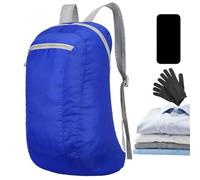 Mixnexorad Mochila de Viaje Ligera - Mochila Impermeable Plegable,Correas Acolchadas Transpirables Para Viajes Playa Gimnasio Montaña Diaria