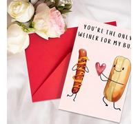 Mixnexorad Tarjeta De Cumpleaños Divertida Y Romántica - Suministros Para Confesiones Y Bendiciones - Tarjeta De San Valentín Para Parejas | para Parejas Novios Novias Esposos Día de San Valentín