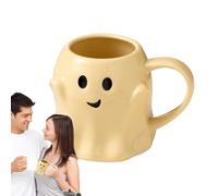 Mixnexorad Taza de Halloween | Taza Fantasma Novedosa de 440 ml | Tazas De Té Para Cocina Rutina Diaria Noche De Juegos Universitarios Reuniones De Club De Lectura Fiesta Hogar Habitación De