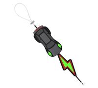 Mixnexorad Tira estática automotriz, correas antiestáticas para automóviles - Cinturón de tierra electrostático para automóvil único | Cancelador de tira electrostática del coche, tira antiestática de