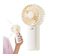 Mixnexorad Ventilador De Mano - Ventiladores Eléctricos Portátiles - Enfriador Silencioso con Agradable para Camping Dormitorio Playa Exterior Interior Jardín Picnic Patio Disfrute